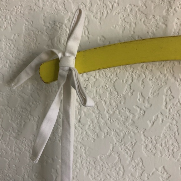 Milly Minis Oxford Cold-Shoulder Cotton Blouse Cri - Picture 6 of 8